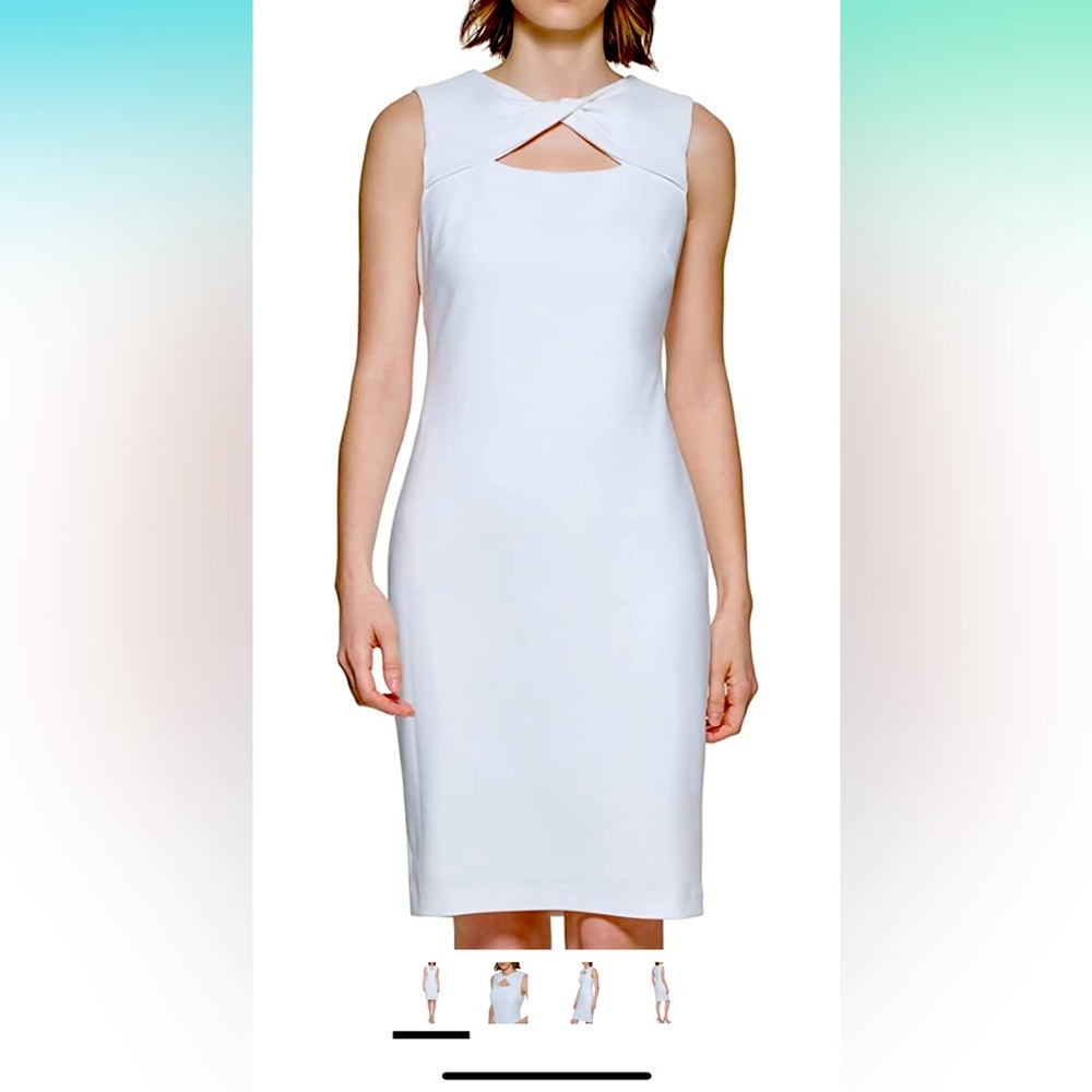 Calvin Klein Women’s Essential Sleeveless Sheath dress size 12